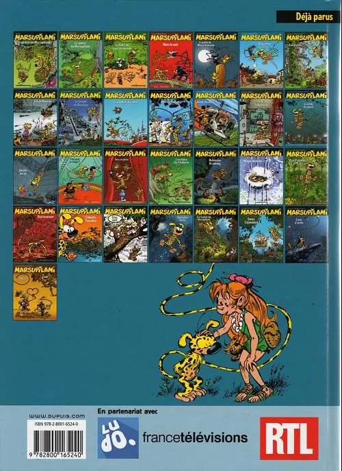 Verso de l'album Marsupilami Tome 5 Baby Prinz
