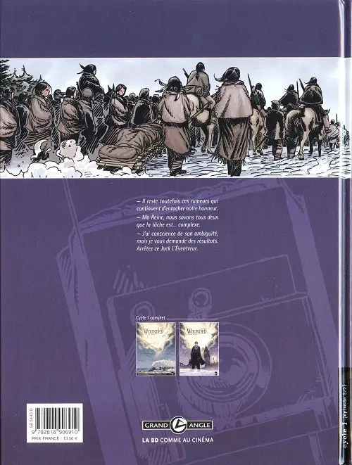 Verso de l'album Wounded Tome 2 Les Limbes de Jack