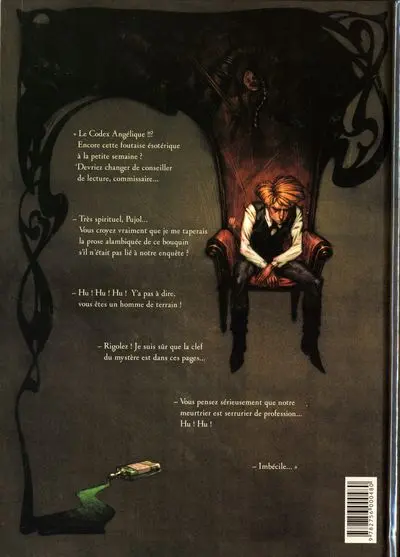 Verso de l'album Le Codex Angélique Tome 1 Izaël