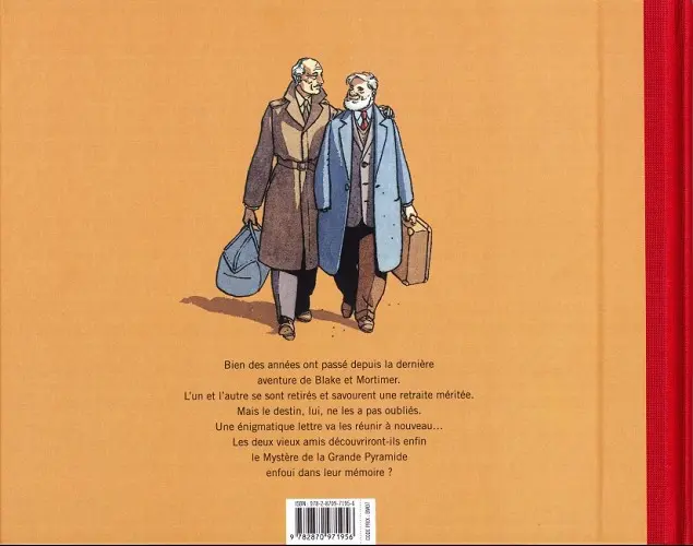 Verso de l'album Le Dernier chapitre Tome 1 Blake et Mortimer - L'aventure immobile