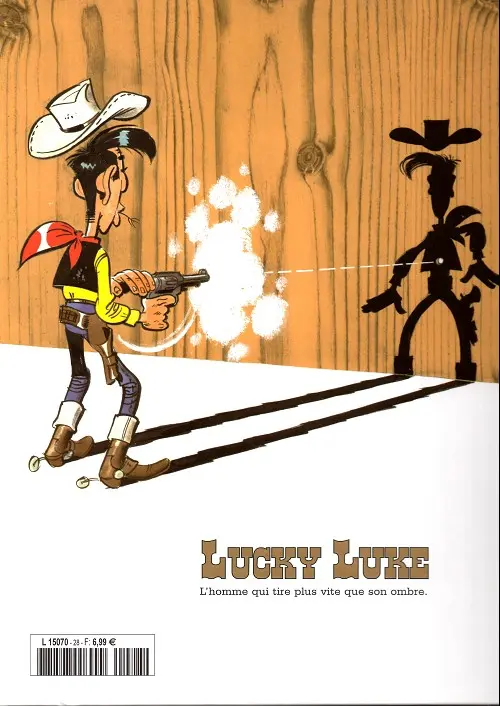 Verso de l'album Lucky Luke La collection Tome 28 Le ranch maudit