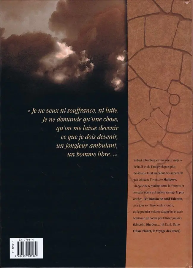 Verso de l'album Majipoor Tome 1 Le Château de Lord Valentin
