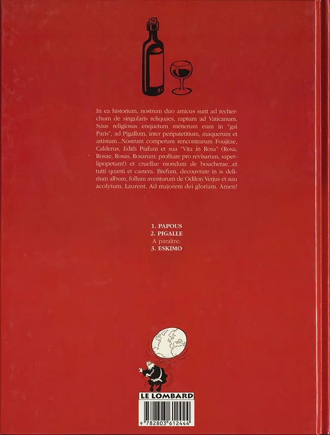 Verso de l'album Les exploits d'Odilon Verjus Tome 2 Pigalle