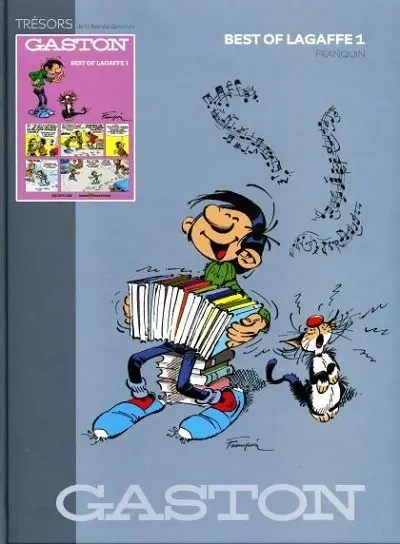 Couverture de l'album Les Trésors de la bande dessinée Tome 1 Best of Lagaffe 1