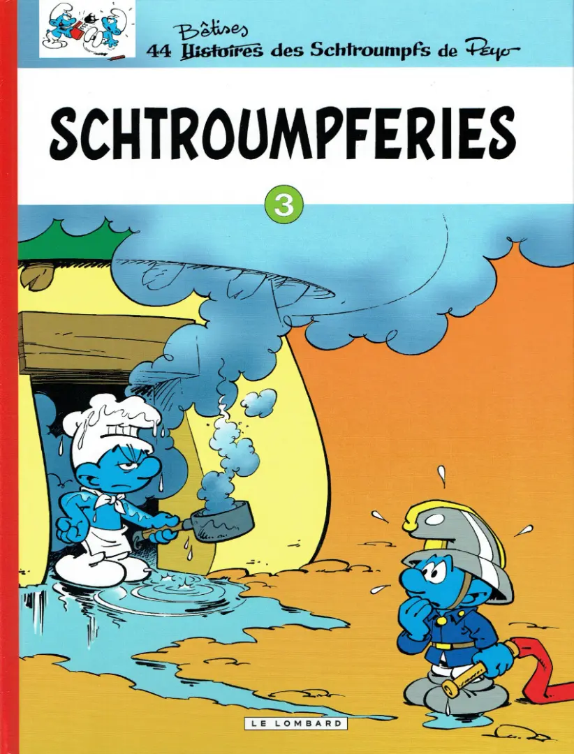 Couverture de l'album Schtroumpferies Tome 3
