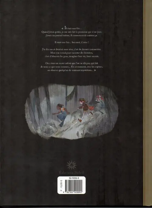 Verso de l'album Les Carnets de Cerise Tome 1 Le Zoo pétrifié