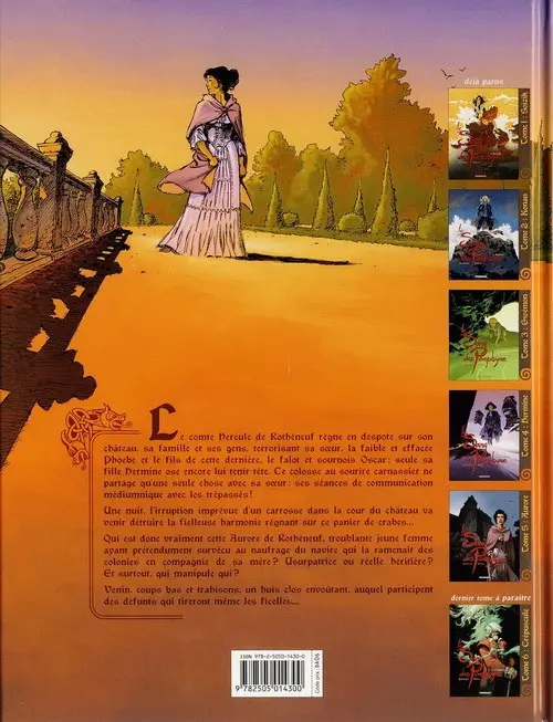 Verso de l'album Le sang des Porphyre Tome 5 Aurore