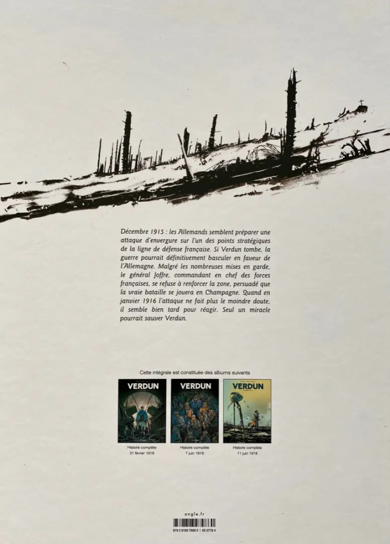 Verso de l'album Verdun