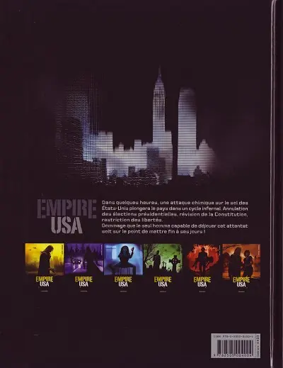 Verso de l'album Empire USA Tome 5