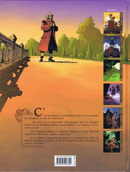 Verso de l'album Le sang des Porphyre Tome 6 Crépuscule