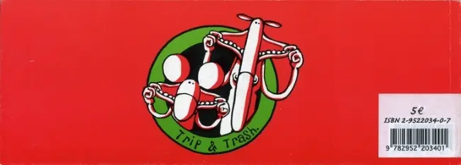Verso de l'album Trip & Trash 60 strips