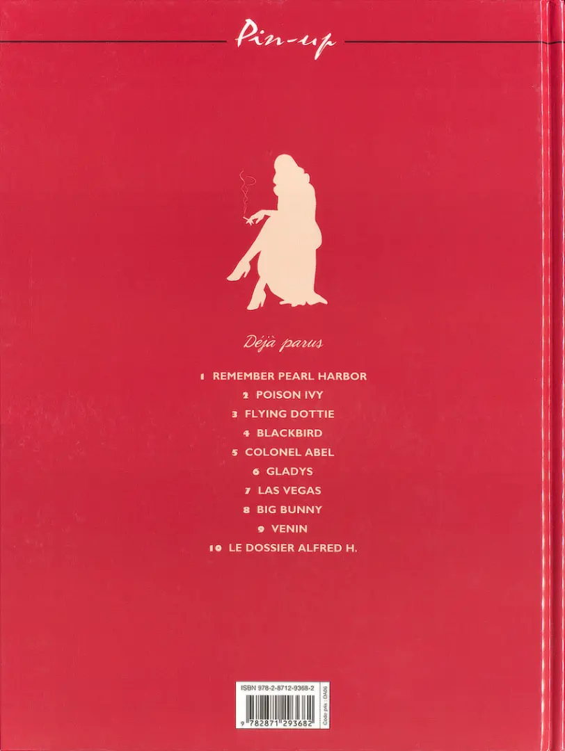 Verso de l'album Pin-up 1 Remember Pearl Harbor