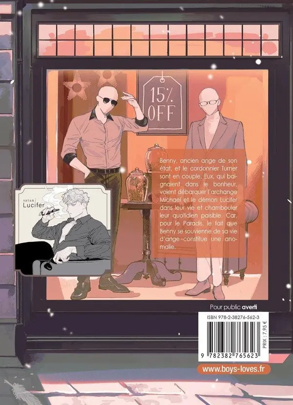 Verso de l'album L'ange aux pieds nus 2
