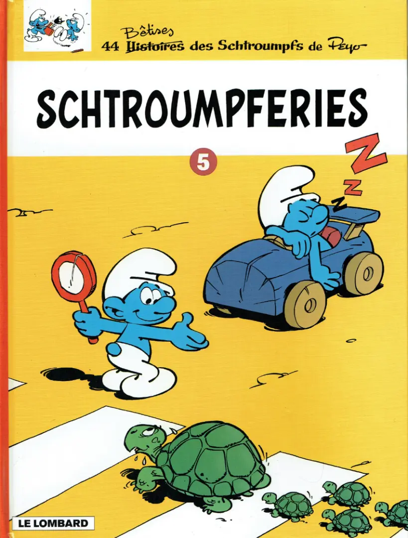 Couverture de l'album Schtroumpferies Tome 5