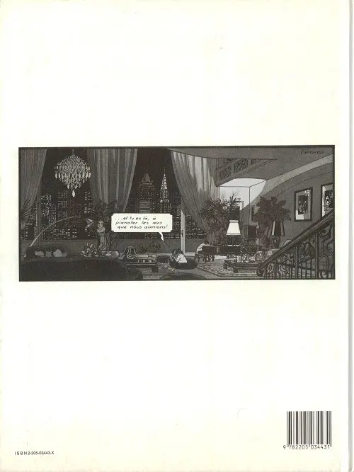 Verso de l'album Sentimental Tome 1