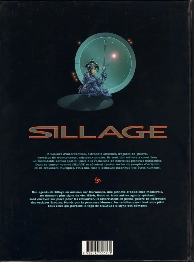 Verso de l'album Sillage Tome 4 Le signe des démons