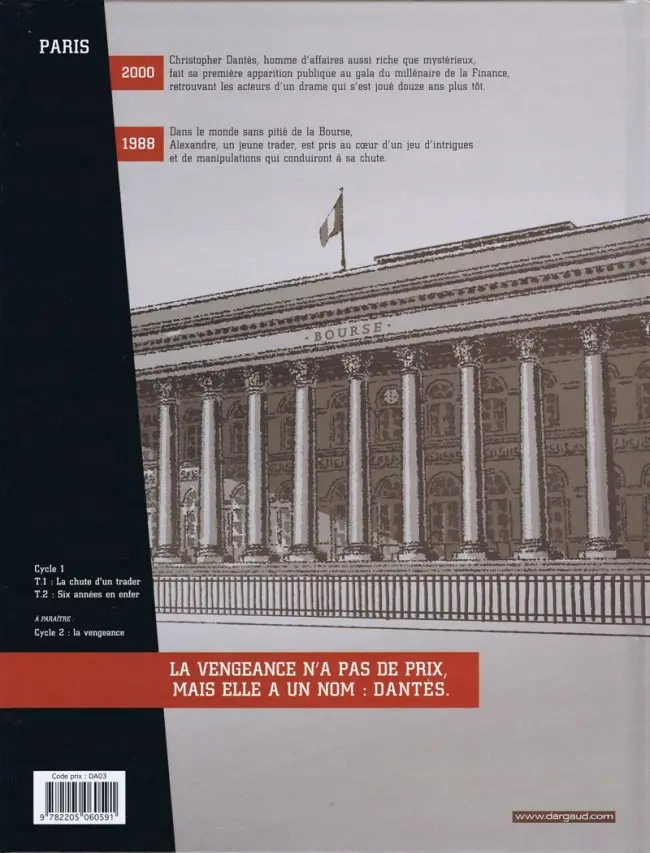 Verso de l'album Dantès Tome 2 Six années en enfer