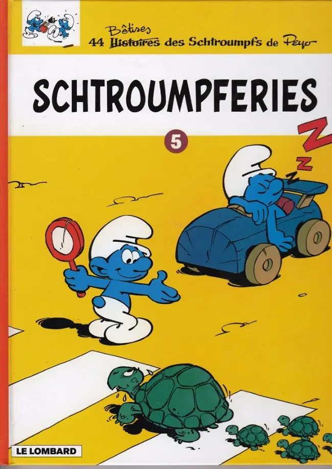 Couverture de l'album Schtroumpferies Tome 5