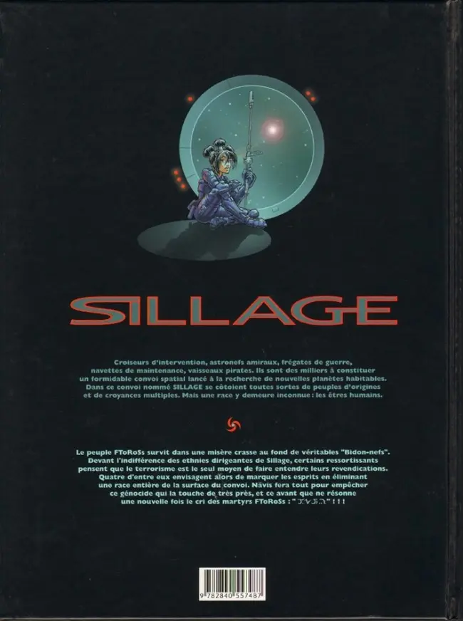 Verso de l'album Sillage Tome 5