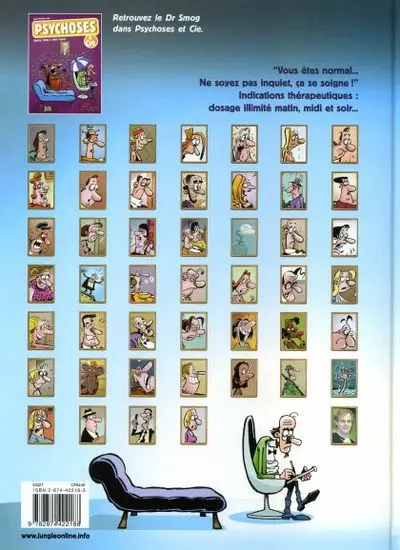 Verso de l'album Tous fous Tome 1 Le docteur Smog craque!