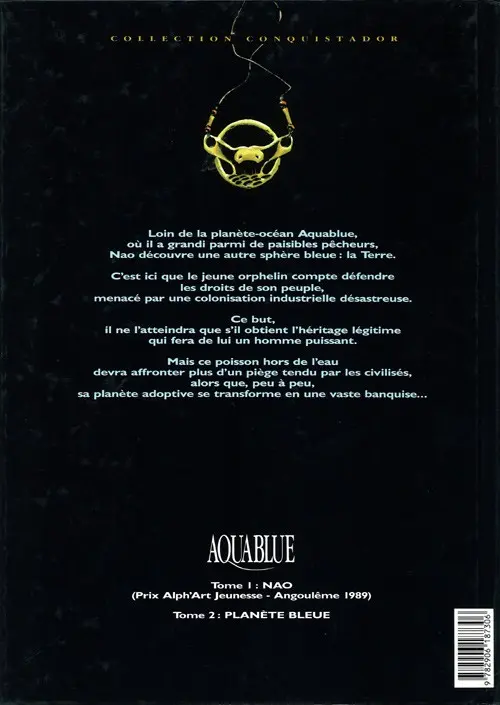 Verso de l'album Aquablue Tome 2 Planète bleue