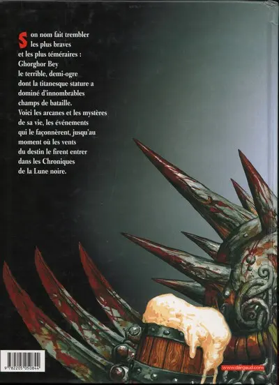 Verso de l'album Les Arcanes de la Lune Noire Tome 1 Ghorghor Bey