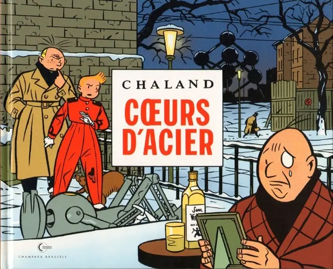 Couverture de l'album Spirou par Y. Chaland Cœurs d'acier - Intégrale