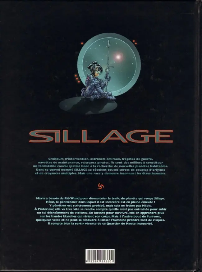 Verso de l'album Sillage Tome 7 Q.H.I