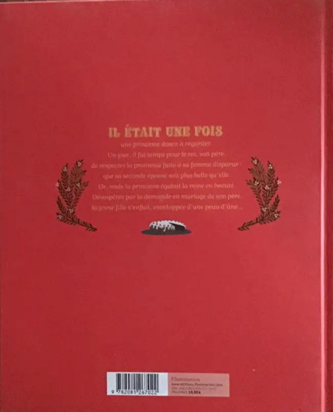 Verso de l'album Peau d'âne