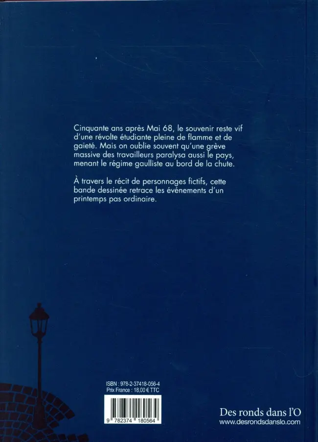 Verso de l'album Mai 68 - Histoire d'un printemps