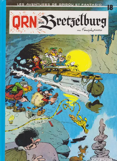 Couverture de l'album Spirou et Fantasio Tome 18 QRN sur Bretzelburg