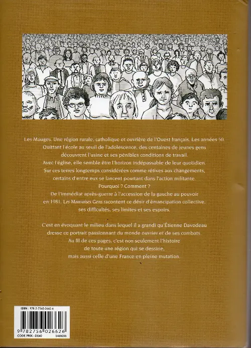 Verso de l'album Les Mauvaises gens