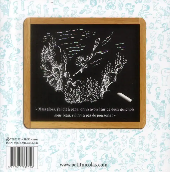 Verso de l'album Le Petit Nicolas Tome 3 Les vacances du Petit Nicolas