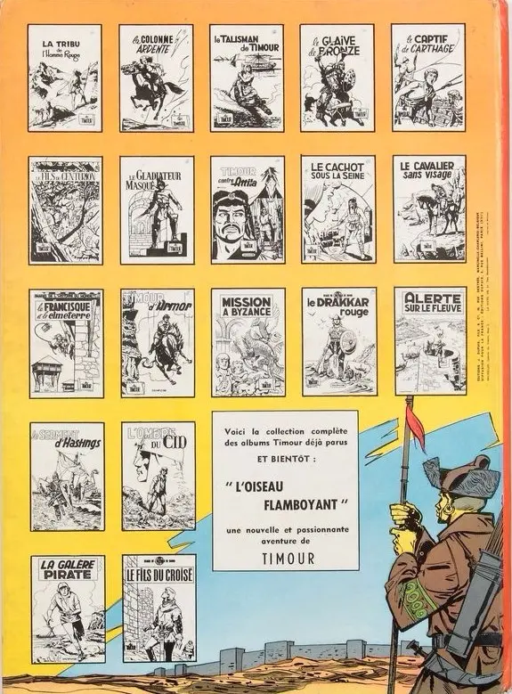 Verso de l'album Les Timour Tome 19 Le fils du croisé