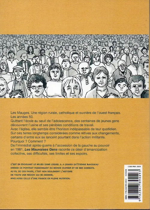 Verso de l'album Les Mauvaises gens