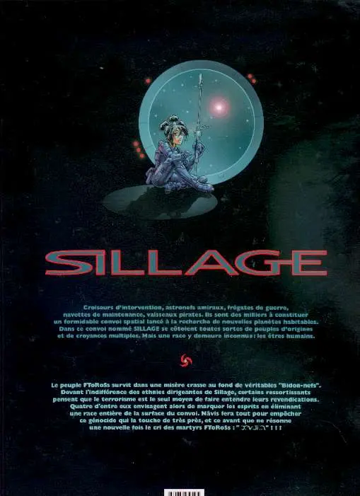 Verso de l'album Sillage Tome 5