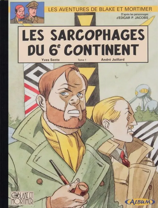 Couverture de l'album Blake et Mortimer Tome 16 Les Sarcophages du 6e continent - Tome 1