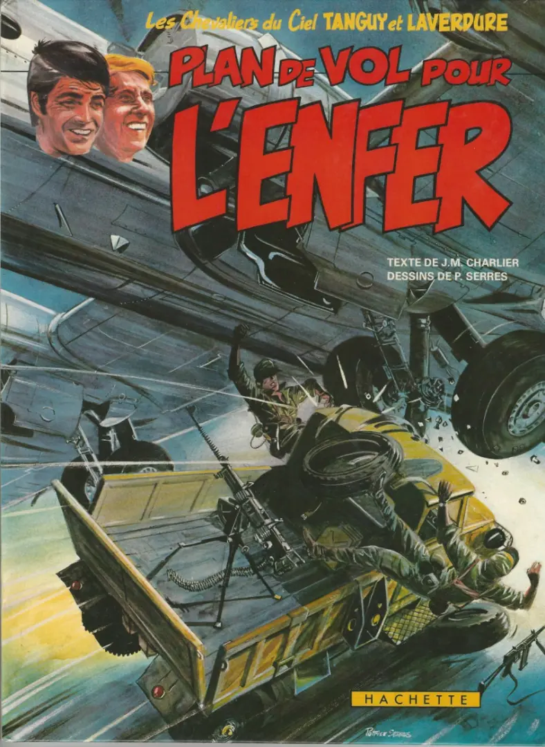 Couverture de l'album Tanguy et Laverdure Tome 23 Plan de vol pour l'enfer