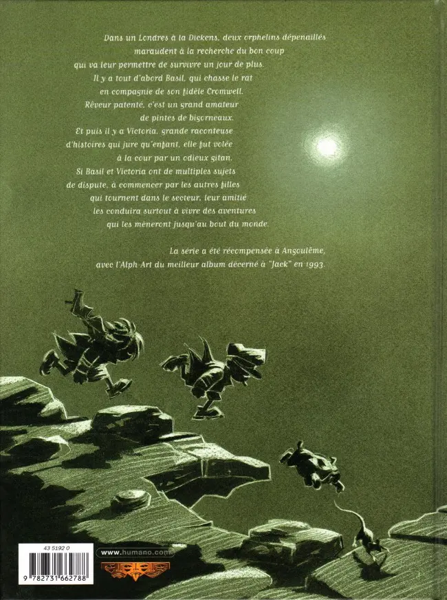 Verso de l'album Basil & Victoria Tome 3 Zanzibar