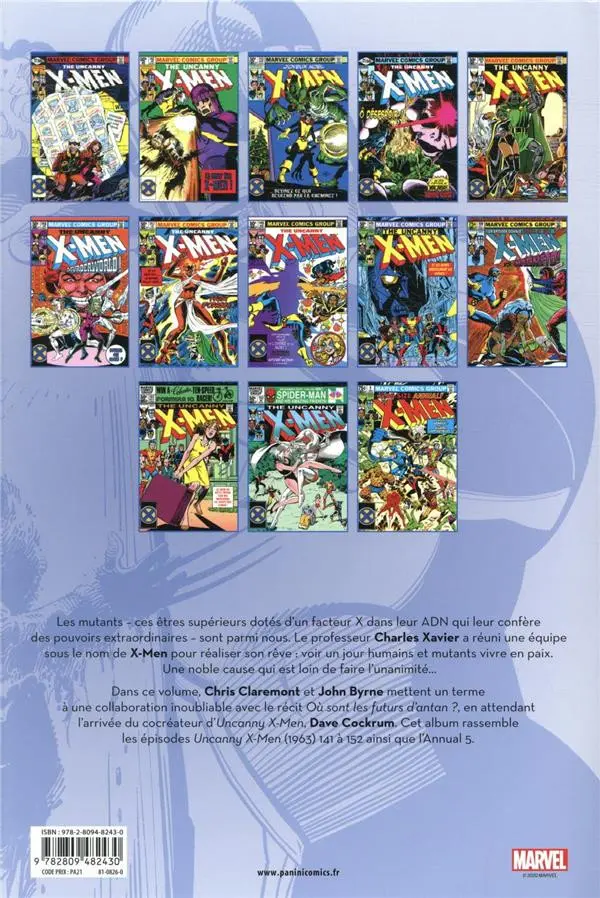 Verso de l'album X-Men L'intégrale Tome 5 1981