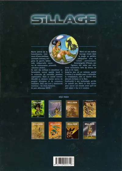 Verso de l'album Sillage Tome 6 Artifices