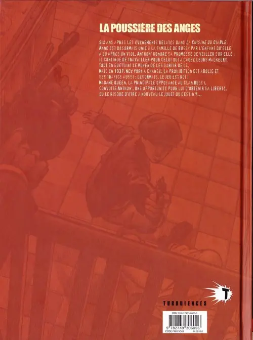 Verso de l'album La Poussière des Anges Tome 1 Blanche neige