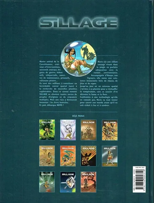 Verso de l'album Sillage Tome 6 Artifices