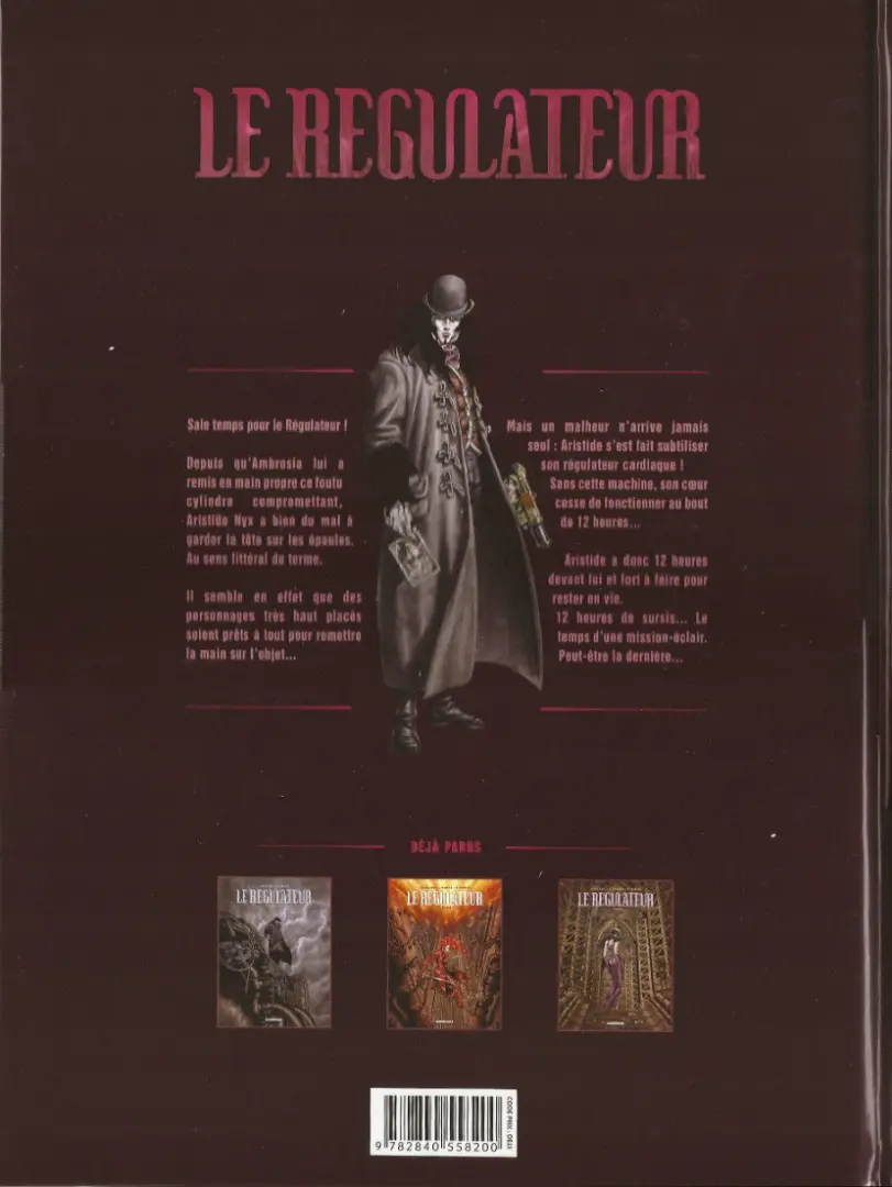 Verso de l'album Le Régulateur Tome 2 Hestia