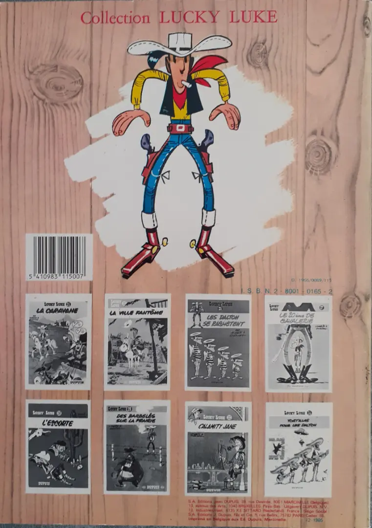 Verso de l'album Lucky Luke Tome 26 Les daltons se rachètent