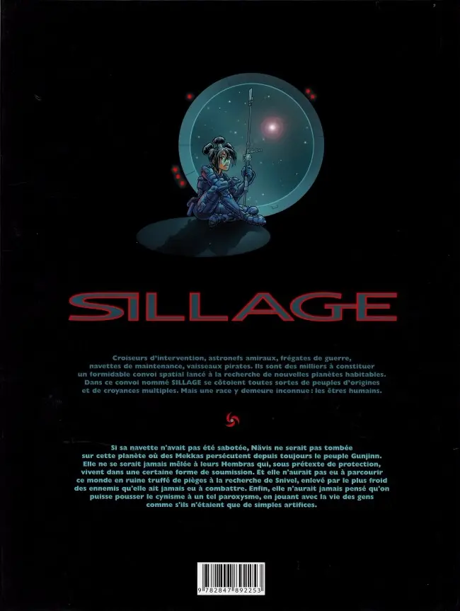 Verso de l'album Sillage Tome 6 Artifices