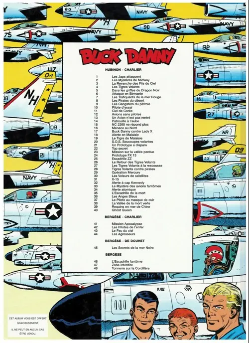 Verso de l'album Buck Danny Tome 44 Les agresseurs