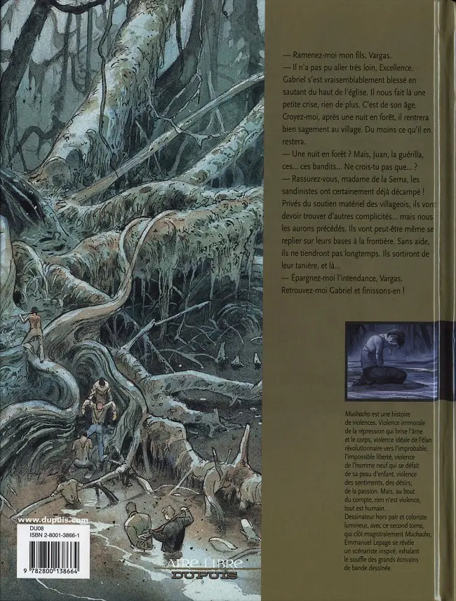 Verso de l'album Muchacho Tome 2