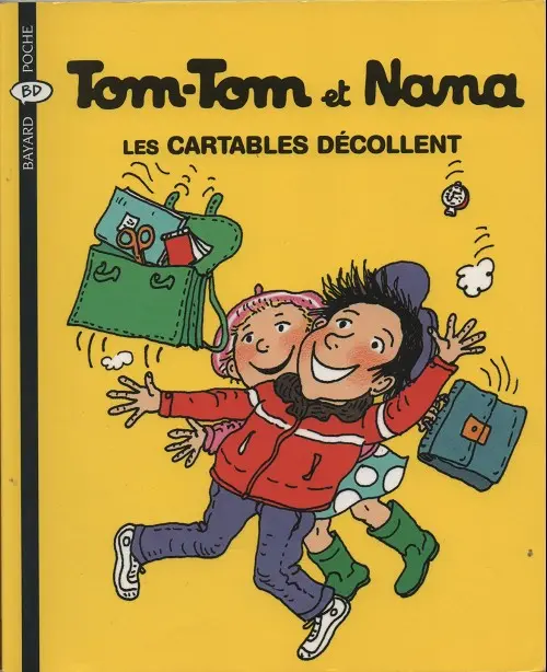 Couverture de l'album Tom-Tom et Nana Tome 4 Les cartables décollent