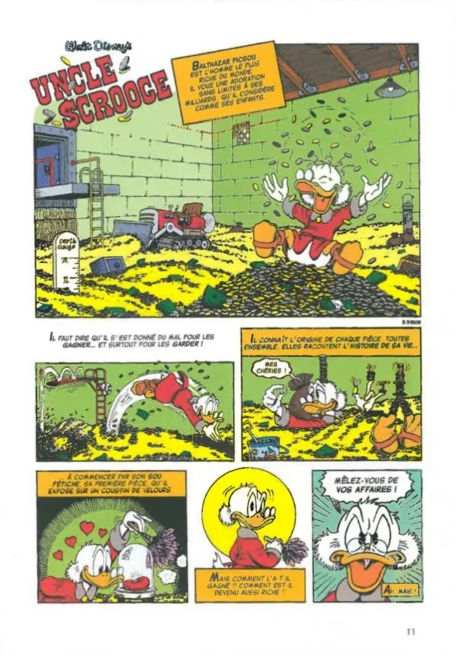 Planche de l'album La Grande Épopée de Picsou Tome I La jeunesse de Picsou 1/2